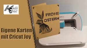 Here's a look at cricut ceo ashish arora announcing the product Mit Cricut Joy Eigene Karten Erstellen Osterkarte Youtube