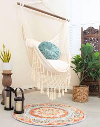 Ethical Fair Trade Hammock Chair Cotton Canvas Hammock Macrame Hammock Chair Macrame Hangi Bedroom Hanging Chair Macrame Hammock Chair Hanging Hammock Chair