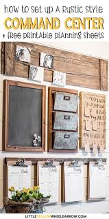 A Diy Home Command Center With A Touch Of Farmhouse Charm Home Command Center Command Center Home Office Organization