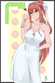 Here's another monika phone wallpaper for you! Just Monika Wallpaper Download To Your Mobile From Phoneky