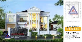 Contoh seperti kedua daerah tersebut memiliki rumah. Jasa Arsitek Desain Rumah Classic Mewah 2 Lantai Di Papua Indonesia