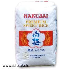 Riz Gluant Pour Patisseries Japonaises 2 27kg