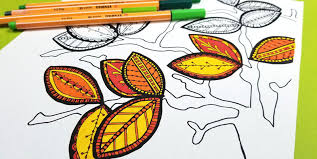 Make patriotic party decor using coloring pages. Fall Adult Coloring Page Free Printable Moms And Crafters