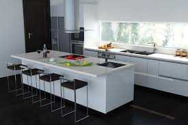 Oatmeal bar with all of the topping ideas. Modern Kitchen Island Breakfast Bar Lanzhome Com