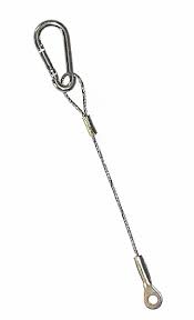 Lighting Safety Cable With Stamped Eyelet Aircraft Cable Assemblies