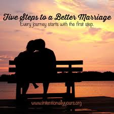 If you start throwing out. Five Steps To A Better Marriage Intentionally Yours