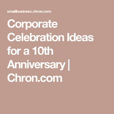 Check out our 10 year anniversary selection for the very best in unique or custom, handmade pieces from our shops. Corporate Celebration Ideas For A 10th Anniversary Company Anniversary Anniversary Corporate Anniversary
