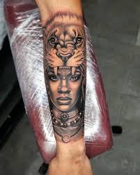 Black African Queen Tattoo African Queen Tattoo Google Search African Queen Tattoo African Tattoo Queen Tattoo