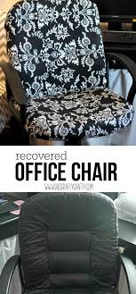 Its on the left arm, and don't think would look nice, but would use as last resource. She S Crafty How To Recover A Boring Office Chair