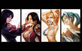 Luffy nico robin minimalist wallpaper &mediumspace; Nico Robin Boa Hancock Nami Vivi One Piece Anime Sexy 1600x1000 Download Hd Wallpaper Wallpapertip