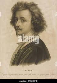 VANDICK. According to his portrait painted by himself and engraved by  Girard. In Paris, at Jean, Rue St. Jean de Beauvais, N°. 10. Deposited at  the General Management Stock Photo