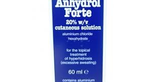When you apply anhydrol forte to the skin, the aluminium chloride works by. Anhydrol Forte Roll On
