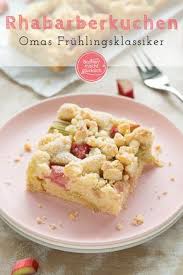 Rhabarberkuchen Mit Streuseln Backen Macht Glucklich Rezept Rhabarberkuchen Mit Streusel Rhabarberkuchen Kuchen
