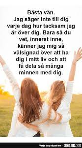 Bästa vänner (best friends), a 1997 album from swedish pop singer lena philipsson. Basta Van Jag Sager Inte Citat Om Systrar Citat Om Bastisar Citat Om Vanskap