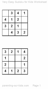 Modern sudoku became mainstream in the 1980s and remains one of the most popular logic puzzles in the world. Sudoku For Kids Printable Sudoku Puzzles An Easy Start For Puzzled Kids And Their Parents