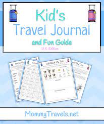 Printable Travel Journal For Kids Kids Travel Journal Travel Journal Kids Journal