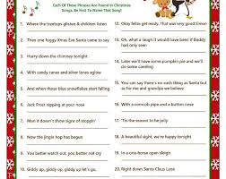 Christmas Finish My Phrase Printable Christmas Party Game Etsy Christmas Song Games Christmas Party Games For Groups Christmas Trivia Games