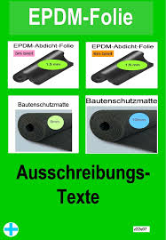 Epdm Folie Ausschreibungstext Dachterrasse Teichfolien Ausschreibung