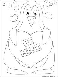 Valentine S Day Penguin Coloring Page Valentines Day Coloring Page Valentine Coloring Pages Penguin Coloring Pages