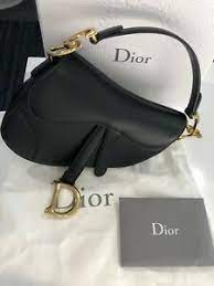 Check spelling or type a new query. 2018 Christian Dior Mini Saddle Bag Black Calfskin Small New In Box Leather Ebay