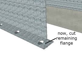 Lowering grade is not feasible except in spots. How To Cut Bend And Install Weep Screed 3 Coat System