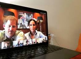 Meghan los angeles sussex harry cbs united states britain california. Prince Harry And Meghan Markle Surprise Charity Workers By Crashing Their Zoom Meeting Goss Ie