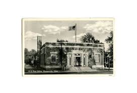 Us Post Office Westerville Ohio Vintage Oh Postcard Etsy Westerville Ohio Westerville Postcard