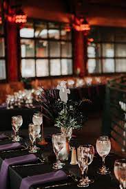 One of the best things about a halloween wedding is the gorgeous ideas for wedding bouquets. This Disney Haunted Mansion Themed Wedding Is Full Of Halloween Spirit Huffpost Halloween Wedding Reception Mansion Wedding Decor Halloween Themed Wedding
