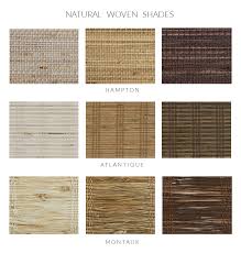 Woven Wood Shade Material Selections Via Marie Flanigan Interiors The Shade Store Woven Shades Natural Home Decor Wood Shades