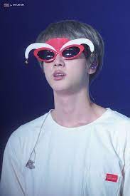 What makes him even more appealing to me is the fact that we can almost always see him in a suit. Mina On Twitter How Could We Forget The Jin Cult Look With The Iconic White Round Glasses Https T Co Kfwwwrbhbn Twitter
