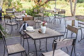 23,769 empty cafe table premium high res photos. Empty Cafe Table With Chair In Vintge Coffee Shop Food And Drink Stock Photo Picture And Royalty Free Image Image 97017129