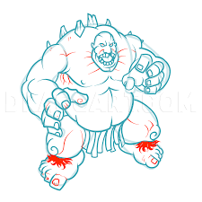 How To Draw Ogres, Step By Step, Drawing Guide, By Kingtutorial - Dragoart