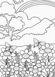 Desenho De Natureza Para Colorir Paginas Para Impressao Gratis Cool2bkids