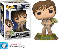 Funko Pop Star Wars Luke Skywalker Yoda 363 In 2020 Funko Pop Star Wars Star Wars Episodes Star Wars Toys