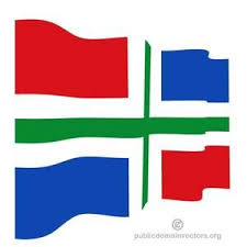 Vector Flag Of Groningen Province In The Netherlands Flag Flag Vector Free Clip Art
