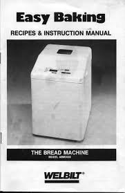 Welbilt bread maker machine directions instruction manuals w/ recipes various. Welbilt Abm3000 Bread Machine Manual Manualzz