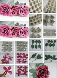 De Todo Un Poco 20 Ideas Para Reutilizar Los Envases De Huevos In 2020 Blumen Basteln Aus Papier Blumen Basteln Eierkarton Basteln