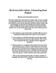 проект по английскому языку 8 класс My Dream Holiday Dream Job Project Worksheets Teachers Pay Teachers