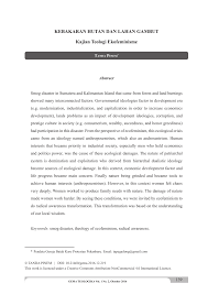 Kerangka karangan dengan kombinasi romawi desimal lurus model kerangka penelitian kualitatif, contoh model kajian teoritik. Pdf Kebakaran Hutan Dan Lahan Gambut Kajian Teologi Ekofeminisme