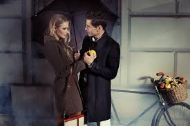 Fine picture of attractive couple -