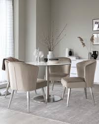 Acme furniture northville side chair, 23.8 l x 20 w x 41.5 h, antique champagne. Dark Grey Velvet Dining Chair Danetti