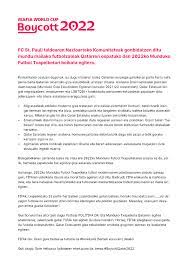 Fans FC St. Pauli instan al boikot de la Copa del Mundo de 2022 en Qatar –  Federación Anarquista