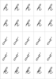There are, in fact, many different ways to learn to write the cursive alphabet but some are more effective than others. Movable Alphabet Cursive Black Red From Montessori For Everyone