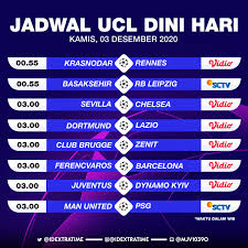 Liga champions final ucl man city vs chelsea live sctv, tekad the cityzen buat sejarah baru di liga champions jadwal final liga champions (ucl) 2021 antara man city vs chelsea adalah pada minggu (30/5) dini hari jam 02.00 wib dan tayang di tv sctv Extra Time Indonesia Ø¹Ù„Ù‰ ØªÙˆÙŠØªØ± Jadwal Pertandingan Ucl Dini Hari Nanti Live Tv 00 55 Basaksehir Vs Rb Leipzig Live Sctv 03 00 Man United Vs Psg Live Sctv Nonton