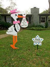 Welcome Home Samantha Ann Orange County Storks Is A New Baby Stork Rental Lawn Sign And Birthday Yard Sig New Baby Products Baby Stork New Baby Announcements