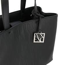 Discover armani exchange at asos. Armani Exchange Bag In Synthetic Leather With All Over Embossed Logo Tote Bags Armani Exchange Women Black Tote Bags Armani Exchange 942646 Cc793 Giglio En