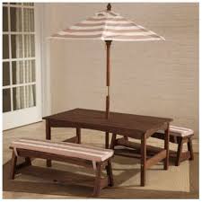 Kids 6 Piece Table And Chair Set Table And Bench Set Kids Outdoor Table Outdoor Tables And Chairs