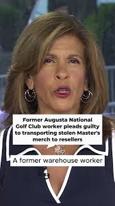 A former warehouse worker for the Augusta National Golf Club pleaded guilty  to transporting millions of dollars of stolen #MastersTournament  merchandise, including one of #ArnoldPalmer's iconic green ...