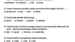 Bagian tubuh yang bisa digunakan untuk mengadakan pertandingan sepak bola seperti ini, kecuali …. Soal Penjaskes Smp Kelas 9 Semester 2 Dan Kunci Jawaban