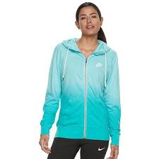 Women S Nike Sportswear Vintage Ombre Zip Up Hoodie 73 Aud Liked On Polyvore Featuring Tops Hoodies Lightweight Zip Up Nike Women Hoodies Nike Sportswear